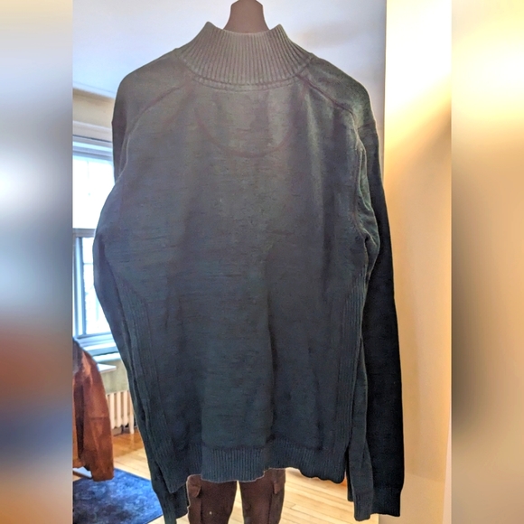 Point zero black label sweater size M green/blue color - Picture 2 of 3